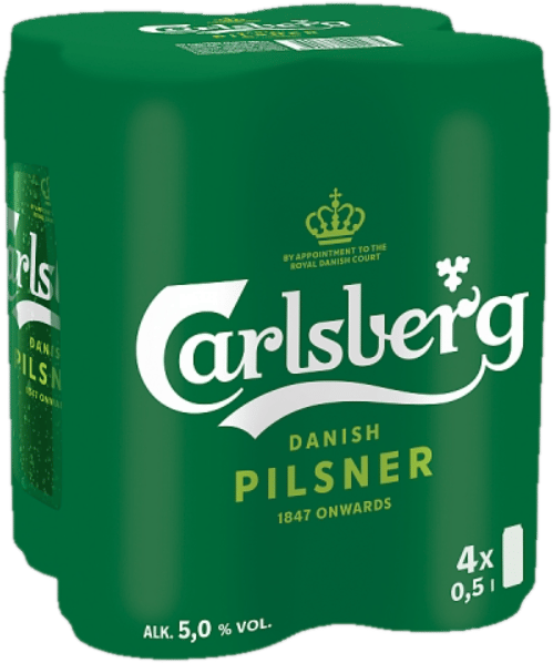 Carlsberg minőségi világos sör 5% doboz 4pack