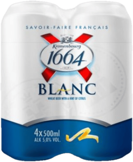 1664 Blanc búzasör 5% doboz 4pack