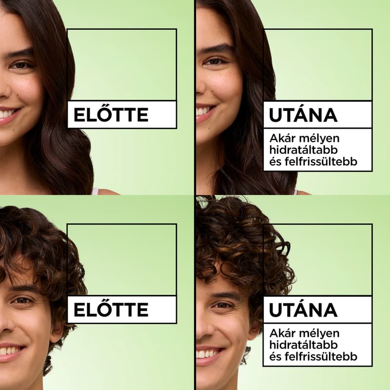 Garnier Fructis 3 az 1-ben frissítő hidratáló hajpakolás kivivel, 400ml