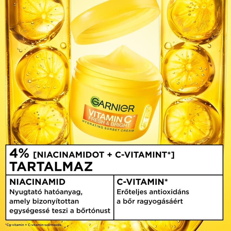 Garnier Vitamin C Hydrating Sorbet Cream