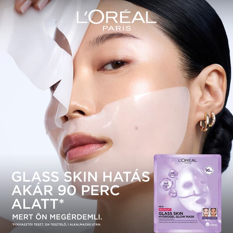 Revitalift Filler Glass Skin Hydrogel Brightening Mask