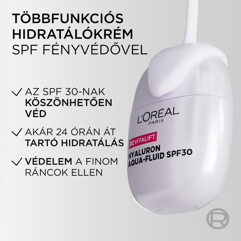 Revitalift Filler SunPod Aqua Fluid with Hyaluronic Acid & SPF 30