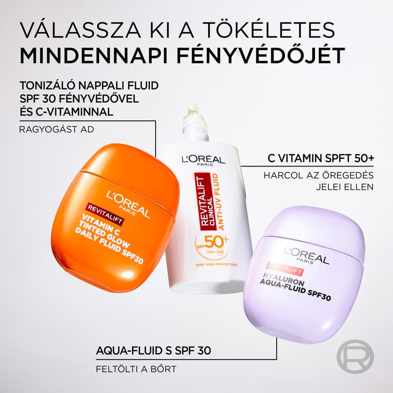 Revitalift Filler SunPod Aqua Fluid with Hyaluronic Acid & SPF 30