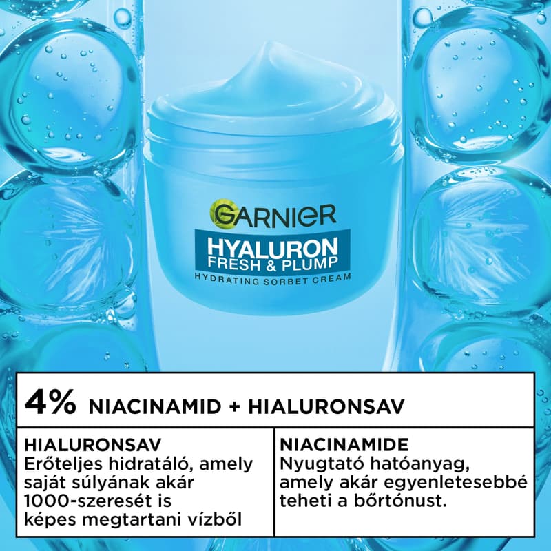 Garnier Hyaluron Sorbet Cream Fresh & Plump