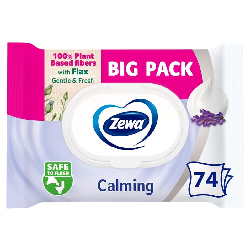 Zewa Calming moist toilet tissue