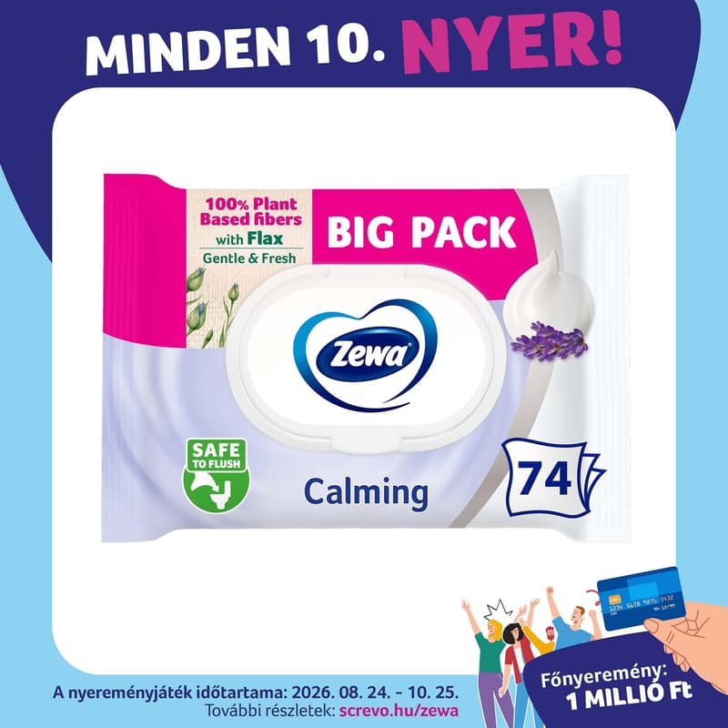 Zewa Calming moist toilet tissue