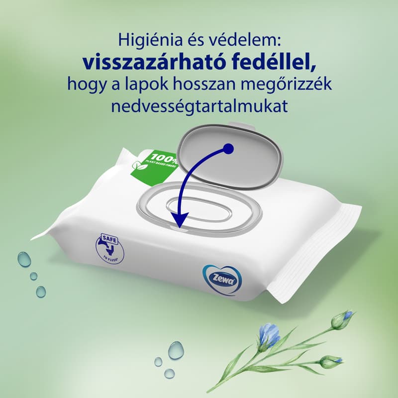 Zewa Moisturising moist toilet tissue