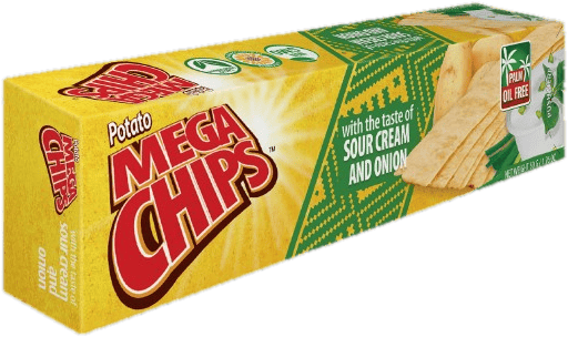 Mega Chips Sour Cream and Onion 50g