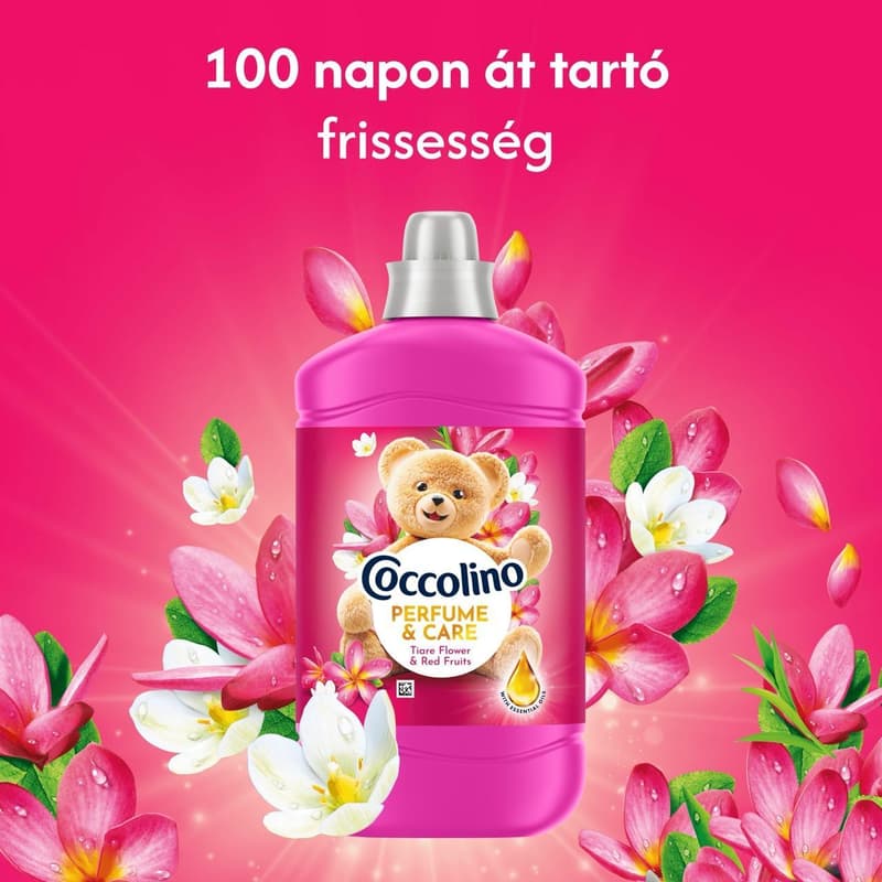Coccolino Perfume & Care Tiare Flower & Red Fruits öblítő, 70 mosás, 1610 ml