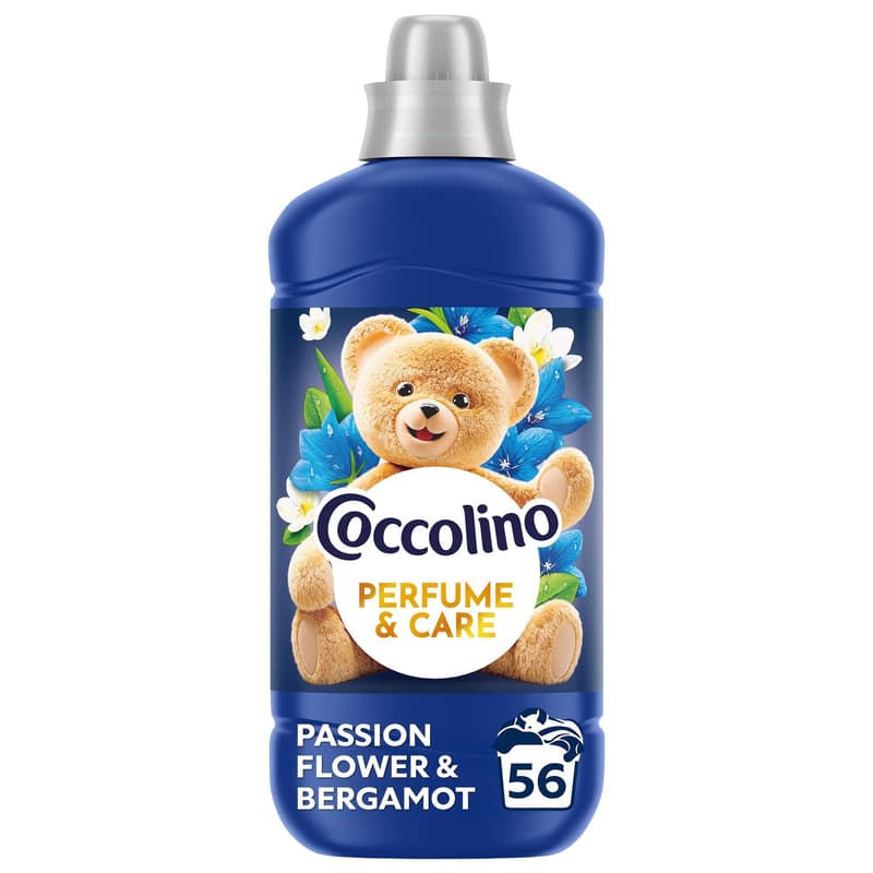 Coccolino Perfume&Care Passion Flower&Bergamot öblítő, 56 mosás, 1288 ml