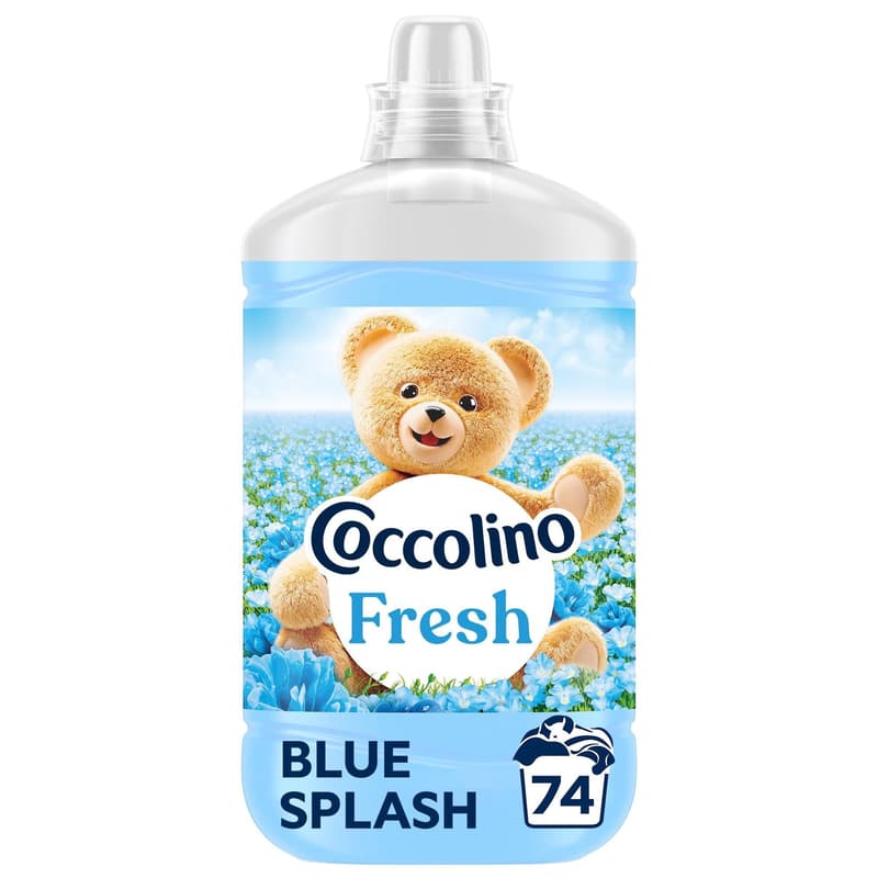 Coccolino Fresh Blue Splash öblítő, 74 mosás, 1702 ml