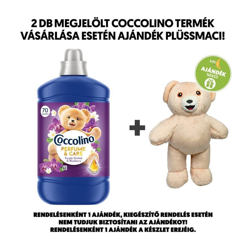 Coccolino Perfume&Care Purple Orchid&Blueberries öblítő, 70 mosás, 1610 ml