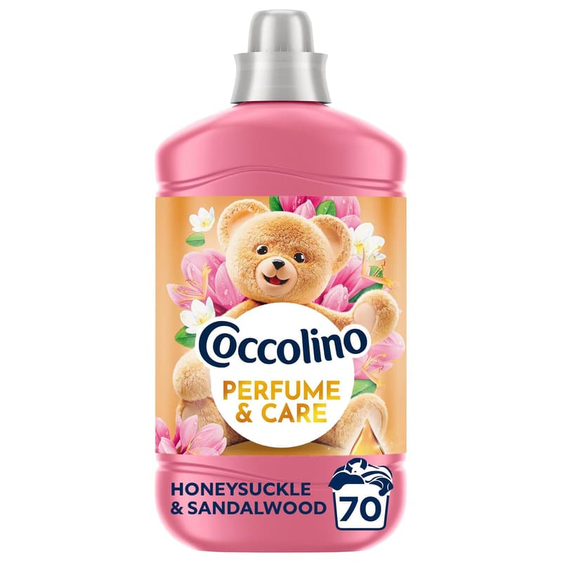 Coccolino Perfume & Care Honeysuckle & Sandalwood öblítő, 70 mosás, 1610 ml