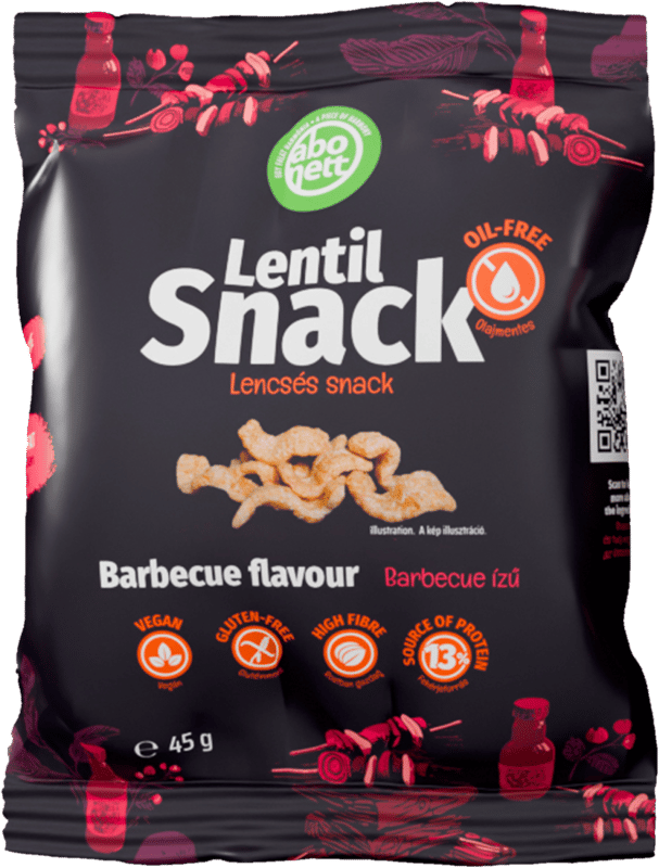 Abonett Lentil Snack Barbecue Flavour