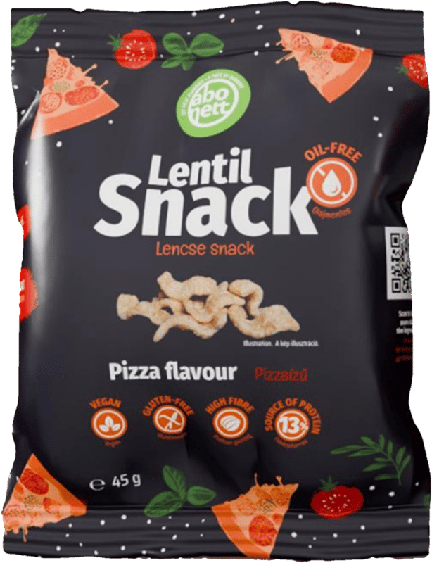Abonett Lentil Snack, Pizza Flavor