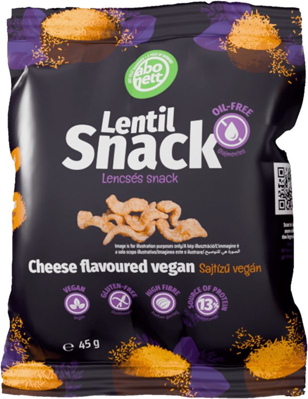 Abonett Lentil Snack Vegan Cheese Flavor