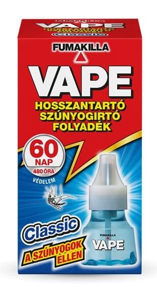 Vape hosszantartó szúnyogirtó folyadék Classic 30ml_HU