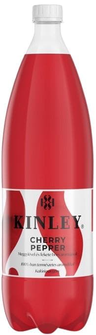 Kinley Sour Cherry and Black Pepper Flavored Carbonated Soft Drink with Sugar and Sweeteners