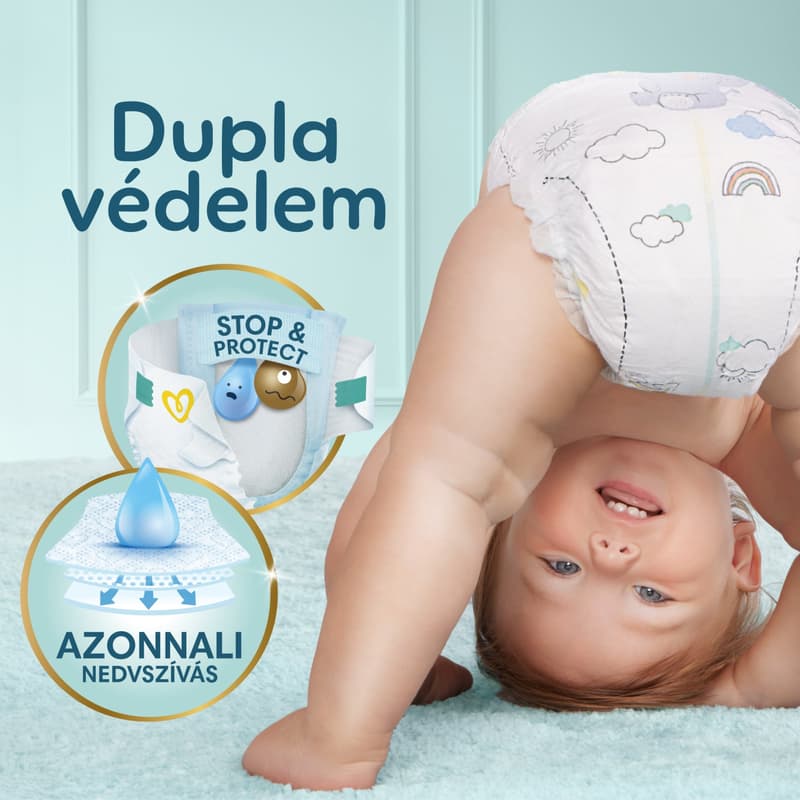 Pampers Premium Care Pelenka, Havi Pelenkacsomag, Méret: 1 (2-5 kg) 156 db