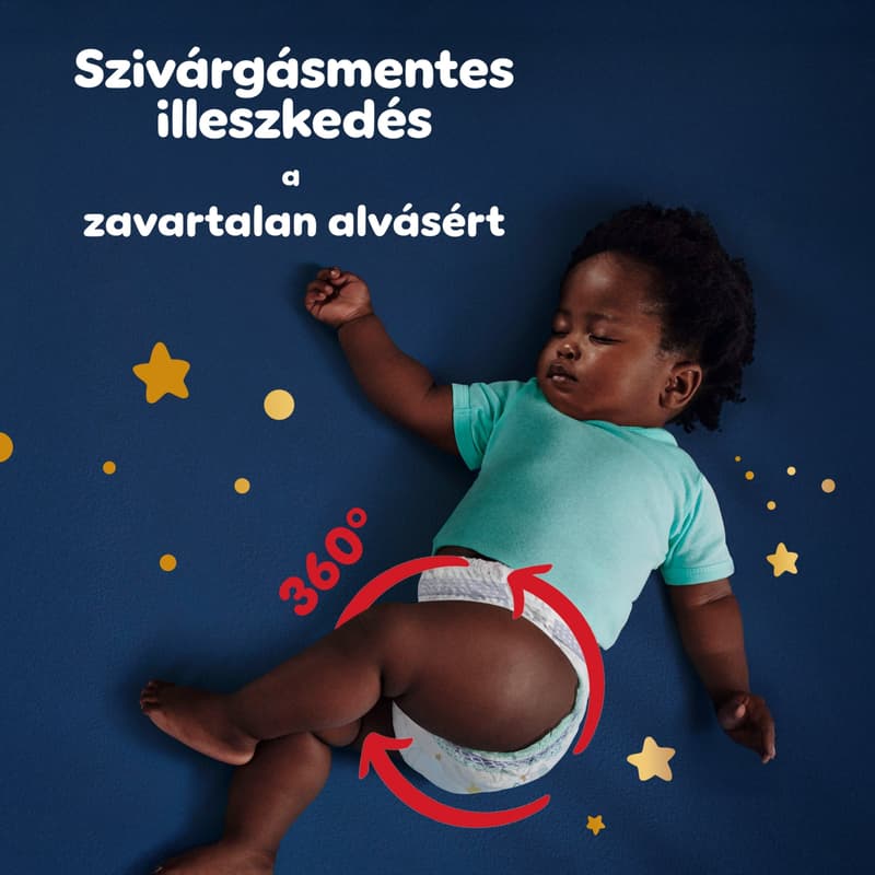 Pampers Night Pants Éjszakai Bugyipelenka, Méret: 7 (15+ kg) 17 db