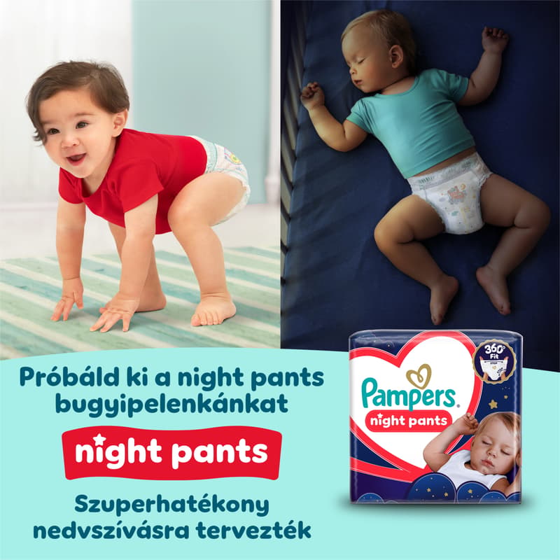 Pampers Premium Care Pants Bugyipelenka, Havi Pelenkacsomag, Méret: 4 (9-15 kg) 124 db