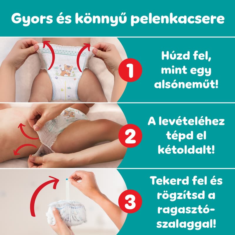 Pampers Active Baby Pants Bugyipelenka, Havi Pelenkacsomag, Méret: 5 (11-17 kg) 164 db