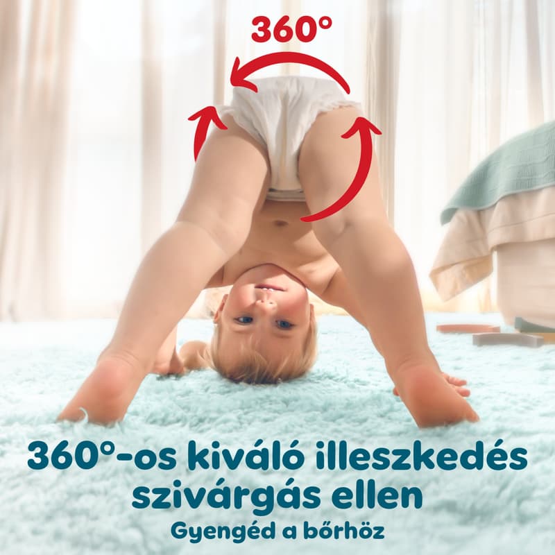 Pampers Premium Care Pants Bugyipelenka, Havi Pelenkacsomag, Méret: 7 (15+ kg) 84 db