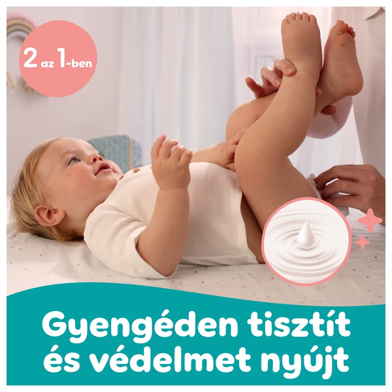 Pampers Sensitive Baby Nedves Törlőkendő, 52 db
