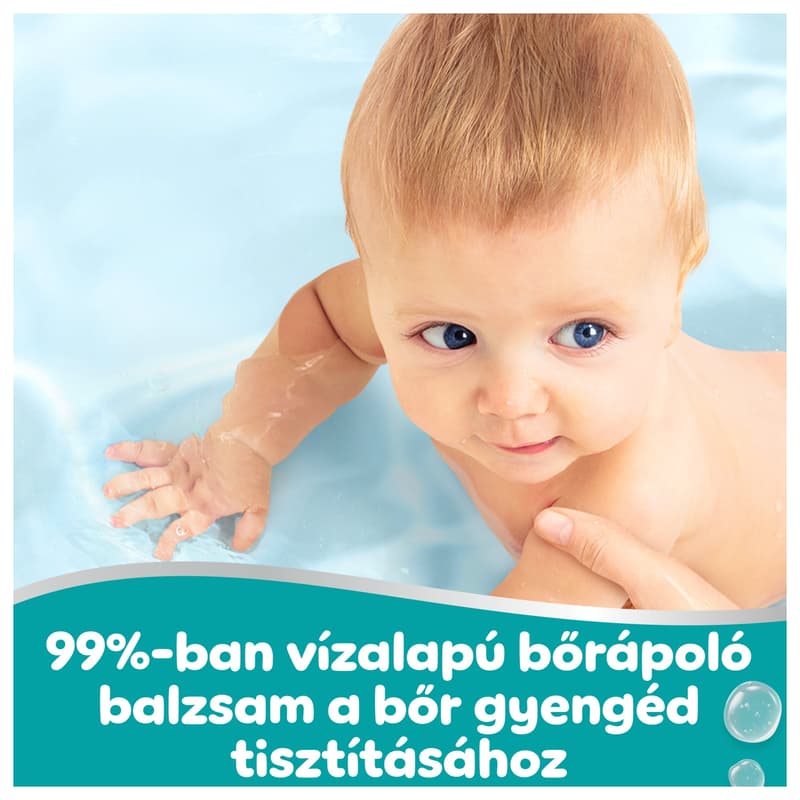 Pampers 99% Water Baby Nedves Törlőkendő, 18x60 db, 1080 db