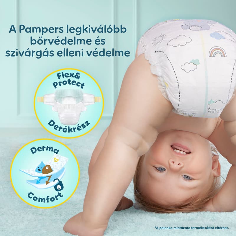 Pampers Premium Care Pelenka, Havi Pelenkacsomag, Méret: 7 (15+ kg) 120 db
