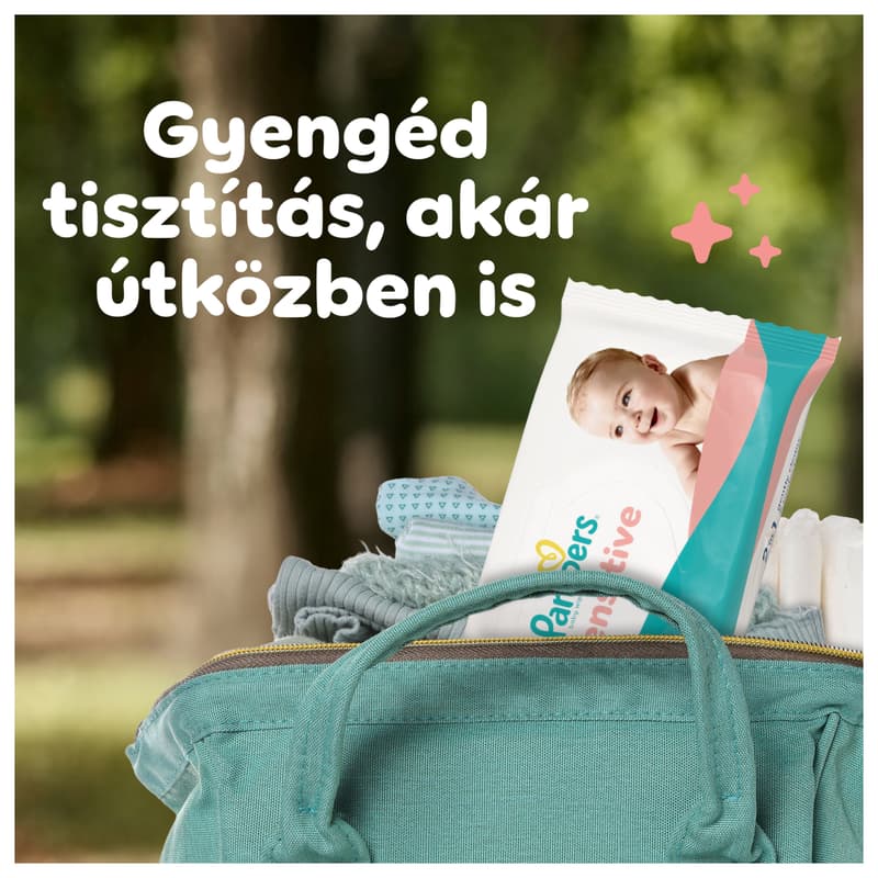 Pampers Sensitive Baby Nedves Törlőkendő, 80 db