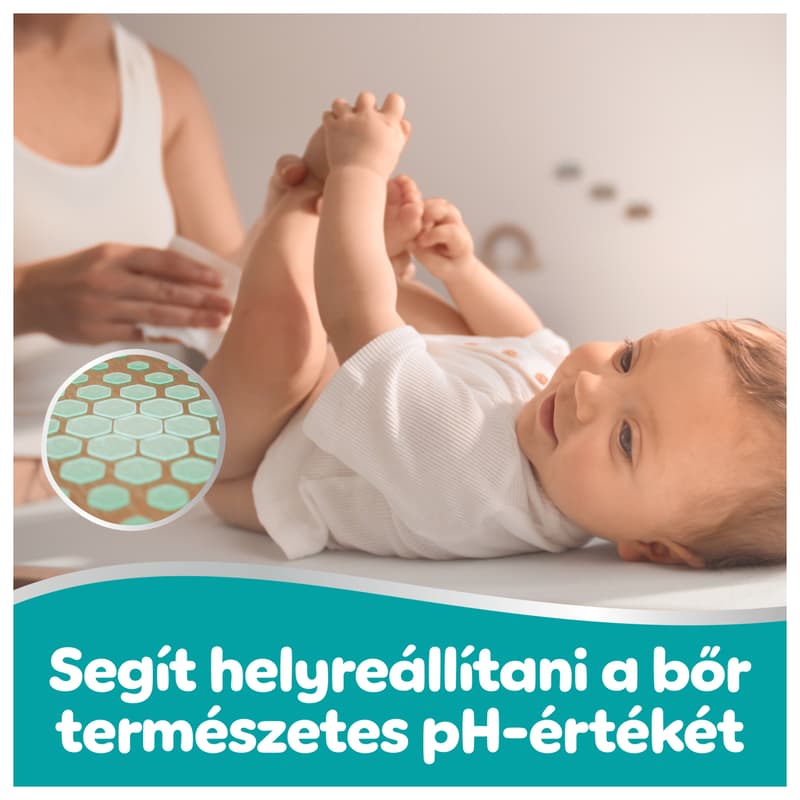 Pampers 99% Water Baby Nedves Törlőkendő, 60 db