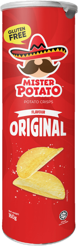 Mister Potato chips Original, enyhén sós ízben