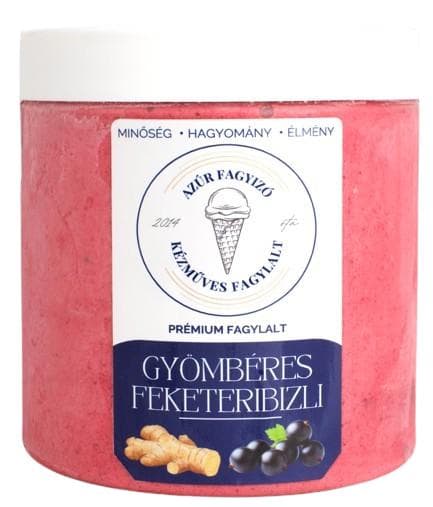 Azúr Fagyizó Ginger Blackcurrant Ice Cream