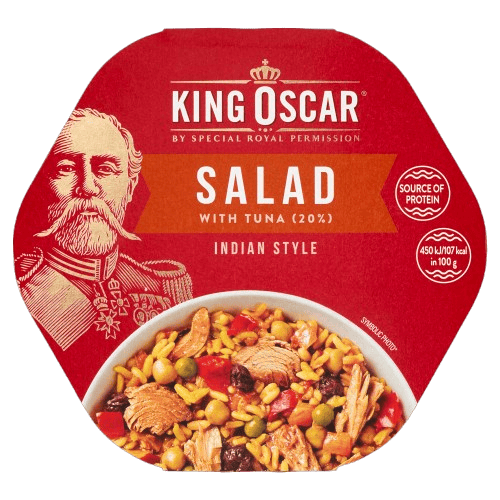 King Oscar Salad with tuna in Indian style