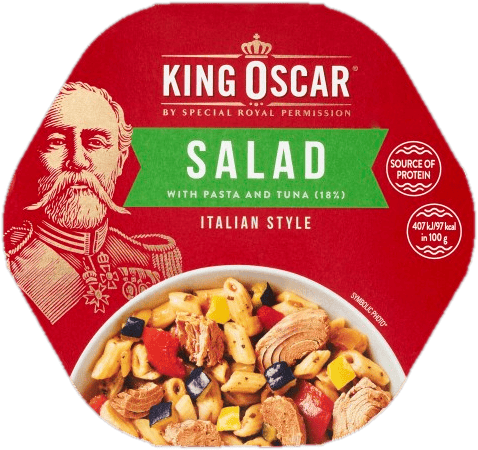 King oscar sSalad with tuna in Italian style