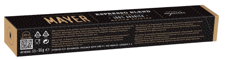 Mayer Nespresso compatible coffee capsules (55 g)
