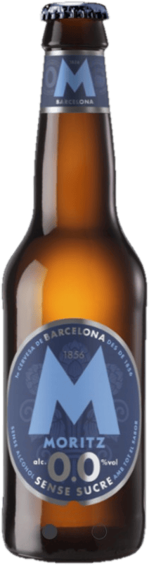 Moritz 0.0 beer bottled 0,33 l