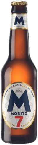 Moritz 7 beer bottled 0,33 l 5,5%
