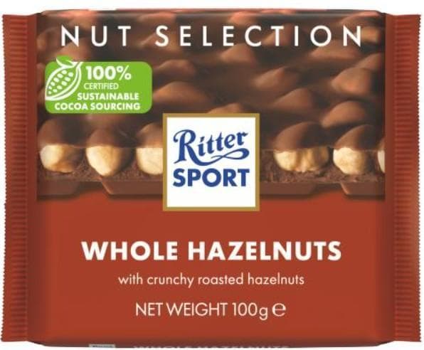 Ritter Sport Whole Hazelnuts