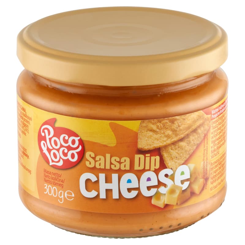 Poco Loco Spicy cheese salsa dip sauce