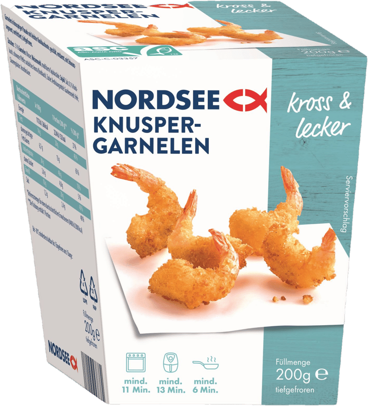 NORDSEE Crispy Shrimp 200 g