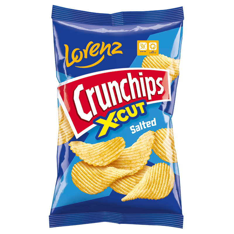 Lorenz Crunchips X-Cut Sós