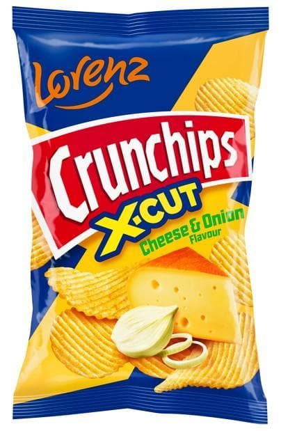 Lorenz Crunchips X-Cut Sajt&Hagyma