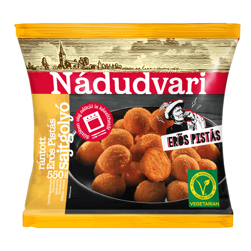 Breaded Cheese with Erős Pista