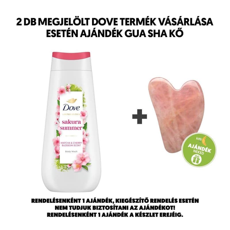 Dove Advanced Care Sakura Summer limitált kiadású krémtusfürdő, 225ml