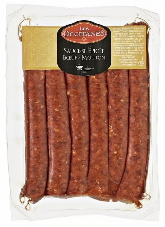 Spicy sausage with beef and lamb