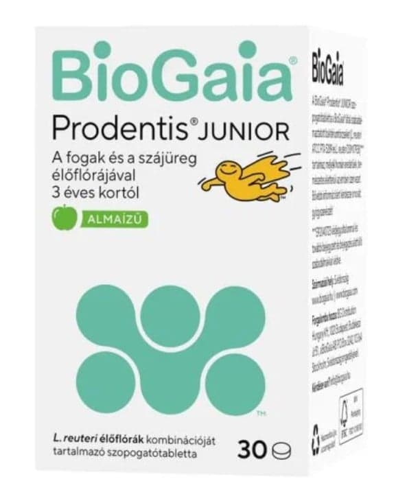 BioGaia Prodentis Junior szopogató tabletta almaízű 30 db