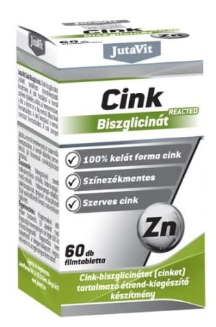 JutaVit Cink biszglicinát tabletta 60 db