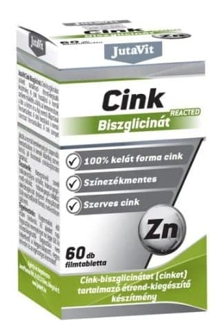JutaVit Cink biszglicinát tabletta 60 db